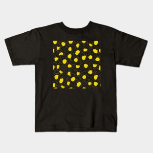 yellow dots Kids T-Shirt